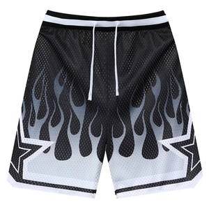 Short de basket-ball décontracté en maille pour hommes, respirant et à séchage rapide - Product Image 4