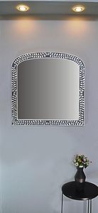 Mimbre hecho a mano, respetuoso con el medio ambiente, duradero, estilo Art Deco, espejo de pared de flores, Color personalizado y logotipo para decoración del hogar - Product Image 4