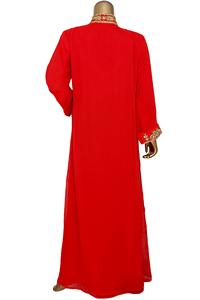 Robes Caftan OEM Maxi Abaya en Modal Personnalisables Fait à la Main Vêtements Ethniques Musulmans Brodés de Perles de Pierre Tailles XXL pour Adultes - Product Image 3