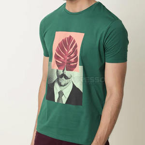 เสื้อยืดผ้าฝ้ายเนื้อ100% สำหรับผู้ชายระบายอากาศได้ดีเนื้อนุ่มใส่สบายพิมพ์โลโก้ได้ตามต้องการสำหรับฤดูร้อน - Product Image 4