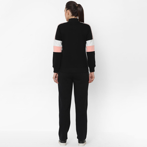 Survêtement d'hiver écologique Survêtement personnalisé à fermeture éclair pour femmes Vêtements de sport pour femmes Survêtement Coloblock Vêtements d'extérieur pour femmes - Product Image 5