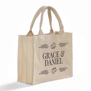 Bolsas de Regalo de Boda Personalizadas con Bolsillo, Color Sólido TF207 - Product Image 3