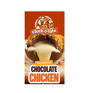 Crispy Cluck Milk Chocolate Chicken Leg 48g Per 100g Energy 2200 Kj 530 Kcal Fat 30g Carbohydrates 59g - Product Image 2