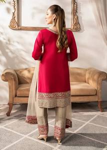 Nuevo Conjunto de Diseñador con Bordado Pesado y Lentejuelas, Estilo Tradicional, Top, Pantalón y Dupatta, Completamente Cosido, Listo para Usar, para Fiestas - Product Image 5