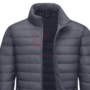 Custom Mens Lightweight Puffer Jacket Loose Fit Water Resistant <b>Bubble</b> <b>Coat</b> Warm Insulation OEM Manufacturer Wholesale Supplier - Product Image 2