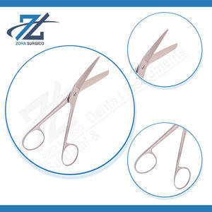 Ciseaux d'épisiotomie manuels de haute qualité Barnes 127 mm de long en acier inoxydable chirurgical certifié CE Fabricant d'instruments - Product Image 4