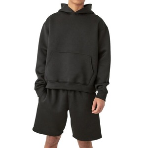 Active Hoodie Short Set <b>Men</b> Sporty Pullover and Shorts for Running Gym or Outdoor Fitness - Product Image 6