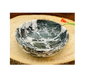 Handmade Marble Fruit Bowl Household Tableware Centerpiece Creative Fruit Salad Bowl Best Quality <b>for</b> Sale - Product Image 2