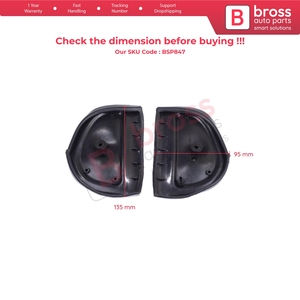 Sellos de goma para espejos retrovisores laterales exteriores BSP847 L+R para W210 W140 W202 S202 Pre-Facelift - Product Image 5