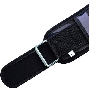 Cinturón de levantamiento de pesas Cinturón de gimnasio de neopreno con ajuste ajustable y logotipo personalizado para hombres y mujeres - Product Image 4
