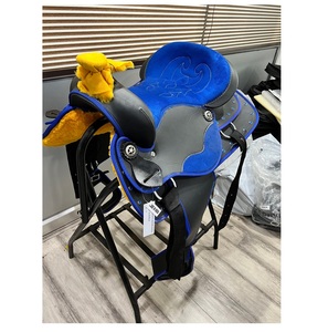อานม้าหนังสังเคราะห์แบบตะวันตกพร้อมต้นไม้พลาสติก - Product Image 3