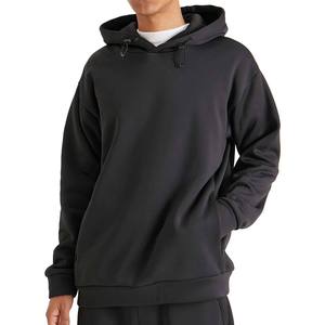 Customized Men's Sporty Hoodies Sweatshirts Breathable 360g Heavyweight Cotton Polyester <b>Blend</b> Side Zip Pocket Casual Style Silk - Product Image 3