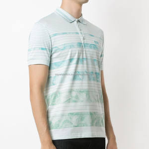 Venta al por mayor nueva llegada de alta calidad de los hombres de polo de la camiseta de moda joven con función de luz 100% algodón de manga corta - Product Image 2