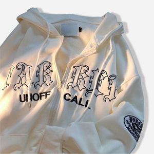 Sudadera con Capucha Extra Grande QIANSHI 100% Algodón Ecológico, Colores Personalizados de Invierno, Felpa Francesa Gruesa - Product Image 3