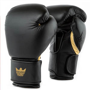 Gants de MMA à prix avantageux, gants de boxe en cuir pour jeunes, qualité supérieure, évacuation de l'humidité, fermeture à scratch - Product Image 1