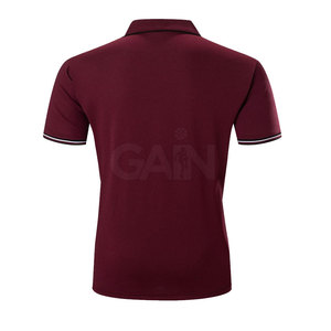 เสื้อโปโลสำหรับผู้ชายทรงสลิมฟิตเสื้อยืดโปโลผู้ชายระบายอากาศได้ดี - Product Image 3