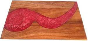 Madera con tabla de cortar de resina Tabla de quesos Productos de bambú Hogar Hotel Restaurante y cocina Mejor precio - Product Image 4