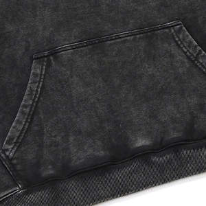 Nouveauté 2025, sweats à capuche en molleton de coton de qualité supérieure, sérigraphie et lavage à l'acide, 500 GSM, sweats à capuche streetwear pour hommes - Product Image 4