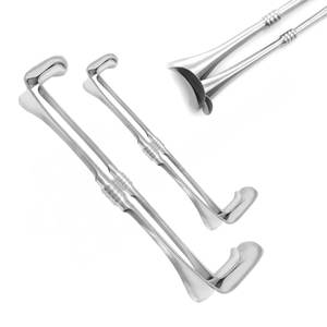 Richardson Eastman Juego de retractores de doble extremo Dos instrumentos quirúrgicos básicos de 20cm 22x21mm 29x30mm Acero inoxidable Pakistán - Product Image 1