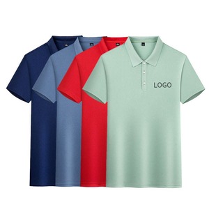 Polos de sécurité haute visibilité pour hommes en coton respirant haute visibilité fluorescent à manches courtes T-shirts de travail évacuant l'humidité - Product Image 3