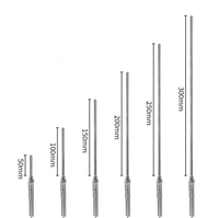 Sonde de température pour four, type K E PT100, 1m 2m 3m 5m, 50mm 100mm 150mm 200mm, 0-600 degrés, avec câble et filetage M8