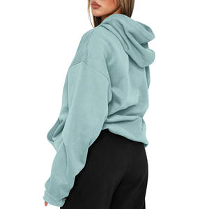 Haute qualité femmes pull surdimensionné respirant goutte épaule 3D bouffée impression graphique Logo personnalisé Streetwear sweats à capuche Style - Product Image 6