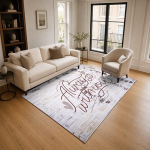 RUGS DEPOT LXDP-0817 Wholesale Ivory Cream Traditional Anatolian Digital Printed Machine Washable Chenille Area Rug Non <b>Slip</b> - Product Image 2
