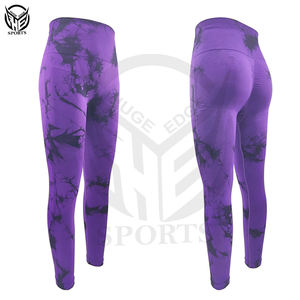 กางเกงออกกำลังกายเนื้อผ้านุ่มพิเศษ ยกกระชับสะโพก สำหรับผู้หญิง ออกแบบเองได้ เอวสูง ควบคุมหน้าท้อง กางเกงโยคะ - Product Image 3