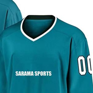 Jersey y ropa deportiva de hockey sobre hielo con nombre de equipo personalizado recién llegado para logotipo personalizado sublimado hecho en Pakistán - Product Image 2