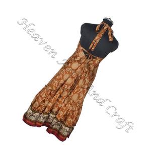 Bohème nouveau Slim Designer vêtements Vintage Sari robes dames élégant dîner robe sans manches robes de soirée femmes robe - Product Image 2