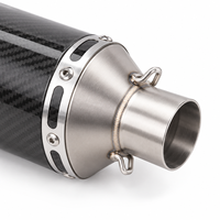 Système d'échappement universel pour moto 51 mm, silencieux modifié, DB Killer en acier pour XJ6 MT07 MT09 MT03 Z400
