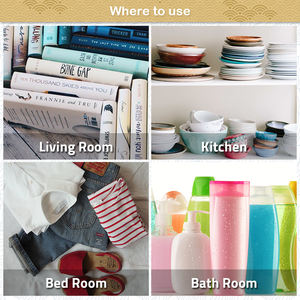 Estante apilable de plástico de 4 niveles de calidad del proveedor de Malasia Solución de almacenamiento saludable no tóxica más elegida - Product Image 5