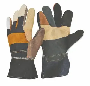 Guantes de Trabajo de Nueva Llegada, Guantes de Trabajo de Cuero de Primera Calidad, Resistentes al Aceite, Antiquímicos y Antideslizantes - Product Image 6