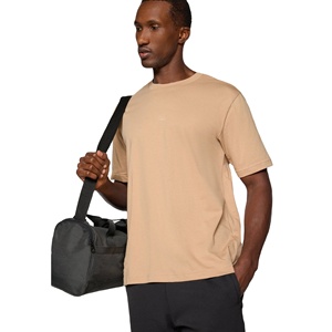 Camiseta Extra Grande para Hombre de Alta Calidad, 220 Gramos, 100% Algodón, Suave, Transpirable, Informal, Verano, Personalizable con Logotipo, Fabricante OEM, Marca Privada - Product Image 2