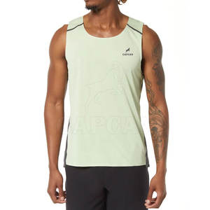 Camisetas sin mangas para hombre más vendidas de Pakistán, ropa de gimnasio para correr de punto con estampado personalizado de alta calidad, estilo informal - Product Image 4