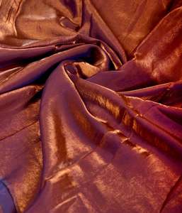 Tissu 100% satin - Finition métallique Doux et brillant Poids moyen Tissé uni Nylon pour robes et vêtements pour femmes et filles - Product Image 4