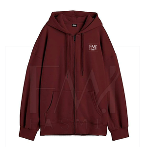 Sudaderas con cremallera de algodón 100% para mujer superventas Jersey de invierno de alta calidad con logotipo frontal y diseño en el hombro - Product Image 1