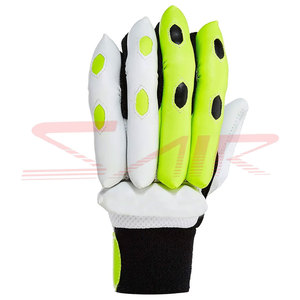 Gants de cricket pakistanais en cuir léger de haute qualité, confortables, couleur et logo personnalisés, parfaits pour le batting - Product Image 2