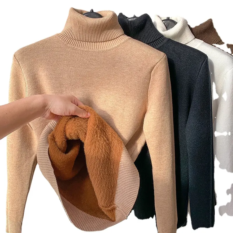 Hot Selling Warm Fleece gefüttert gestrickte atmungsaktive Damen pullover aus Pakistan