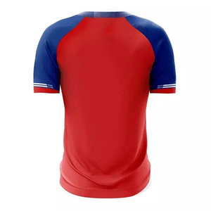Camisetas gaélicas con impresión por sublimación personalizada de alta calidad, camiseta GAA de manga corta, logotipo personalizado, patrón sólido, tela tejida larga - Product Image 3