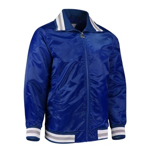 Chaqueta de satén con letras bordadas para hombre, chaqueta cortavientos de béisbol, chaqueta de satén de seda personalizada - Product Image 5