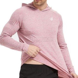 Men's New Arrival Slim Fit Gym Hoodies High Quality Winter Casual Solid Pattern Hooded Sweatshirts Made of Polyester/Cotton - Product Image 6