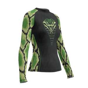 เสื้อรัดกล้ามเนื้อแบบยูนิเซ็กซ์: เสื้อแขนยาวสำหรับ BJJ, MMA และการฝึกซ้อมในยิมแบบแห้งเร็ว - Product Image 1