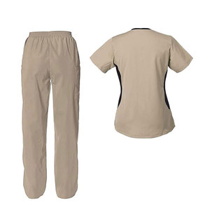 Wholesale High Quality Breathable Cotton/Polyester Women's Nursing <b>Scrub</b> <b>Sets</b> for Hospital Use - Product Image 4