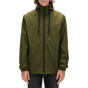 Vente en gros OEM coupe-vent d'automne en toile à capuche avec col montant pour hommes vestes cargo décontractées à fermeture éclair manteau lavé pour l'extérieur - Product Image 1