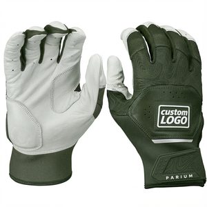 Gants de frappe de baseball en cuir de chèvre personnalisés, impression personnalisée, adhérence souple et flexible, pour jeunes, adultes, équipe professionnelle, gants de frappe de softball - Product Image 2