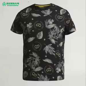 T-shirts en coton 100% rouge uni pour hommes, décontractés, col rond, manches régulières, grandes tailles, coupe ample, anti-rides, écologiques - Product Image 5