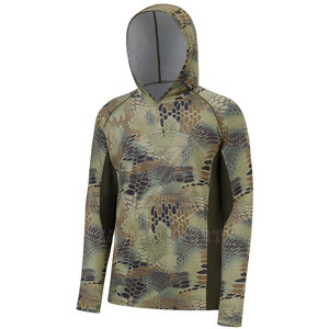 Sudadera con capucha de manga larga para hombre con estampado de camuflaje elegante transpirable para exteriores y ropa de invierno informal - Product Image 1