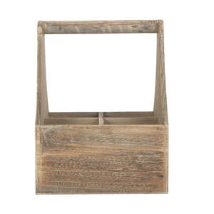 Porte-bouteille en bois effet chêne Fournitures de fête élégantes - Product Image 5