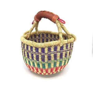 Tissage jonc de mer bolga panier matériel durable paniers en gros herbe de mer stockage maison articles - Product Image 4